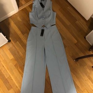 Sexy two-piece pants suit. Nasty Gal NWT size 8.